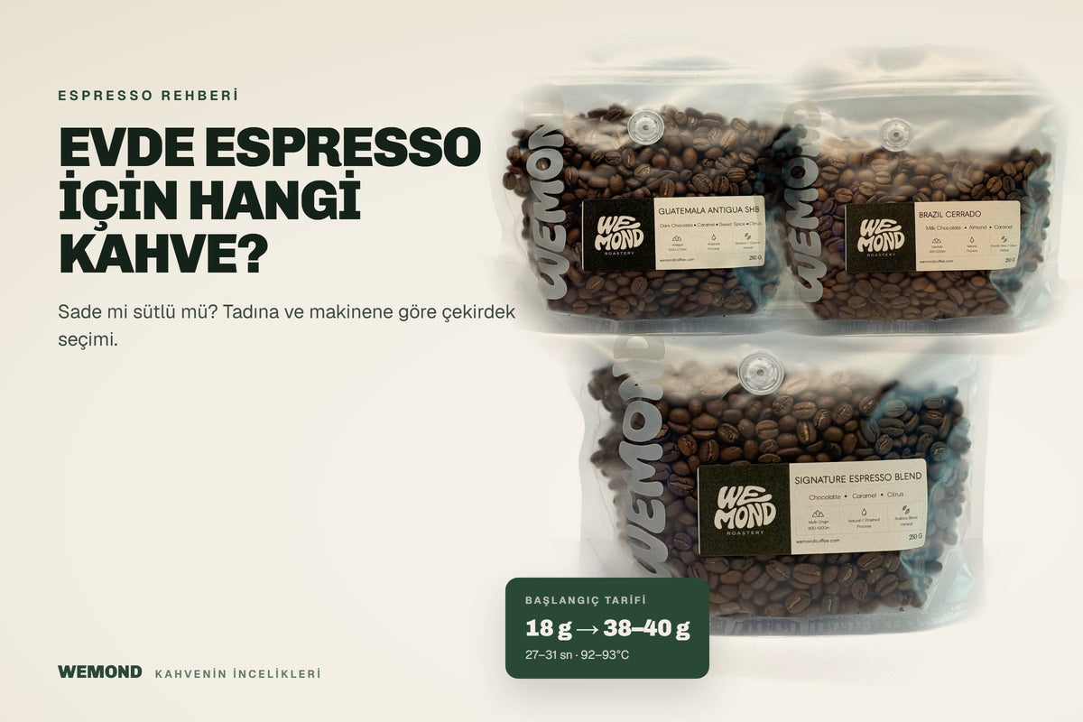 Evde Espresso İçin Hangi Kahve? Çekirdek Seçim Rehberi
