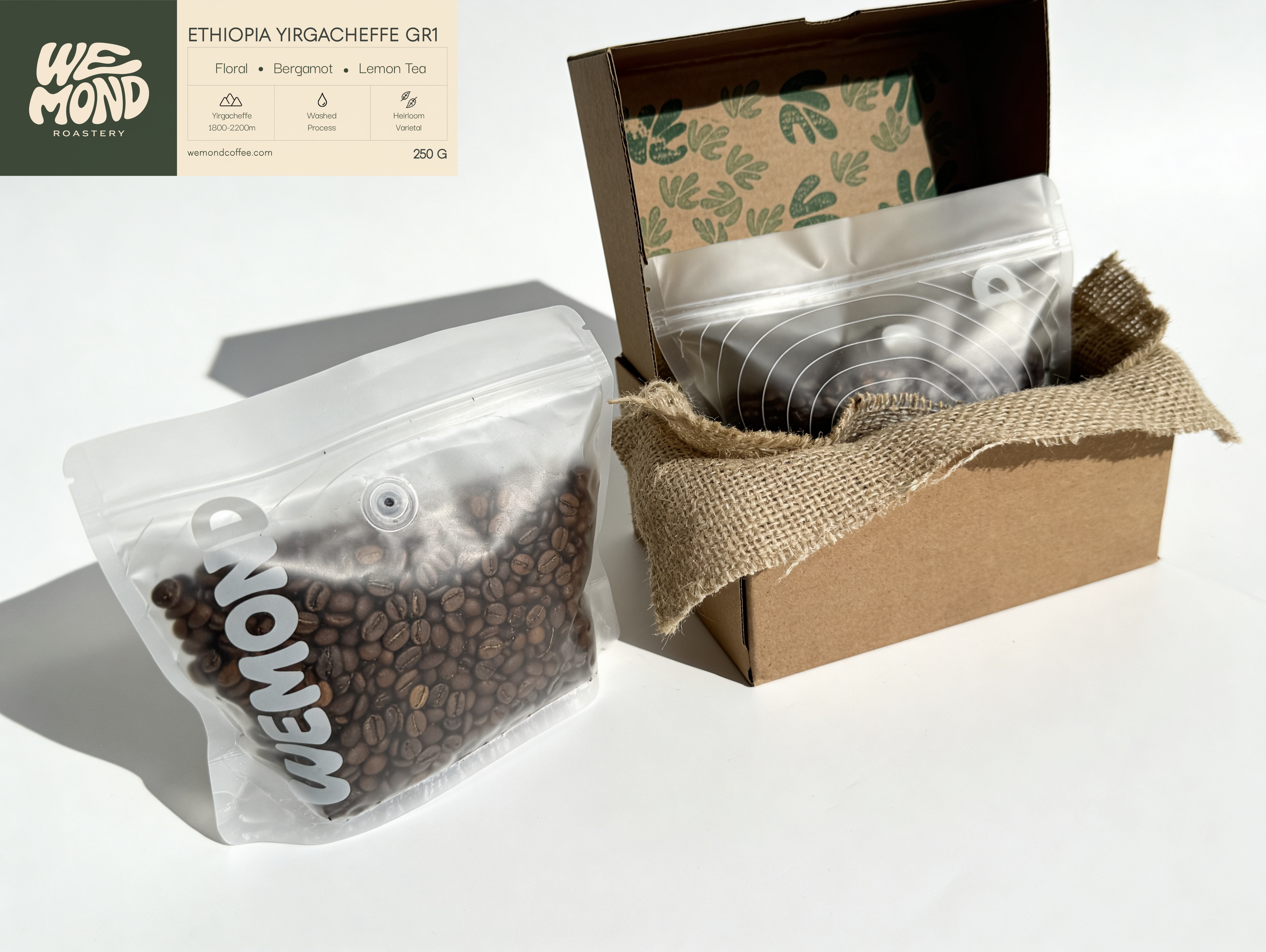 Ethiopia Yirgacheffe GR1 Kochere - 250g